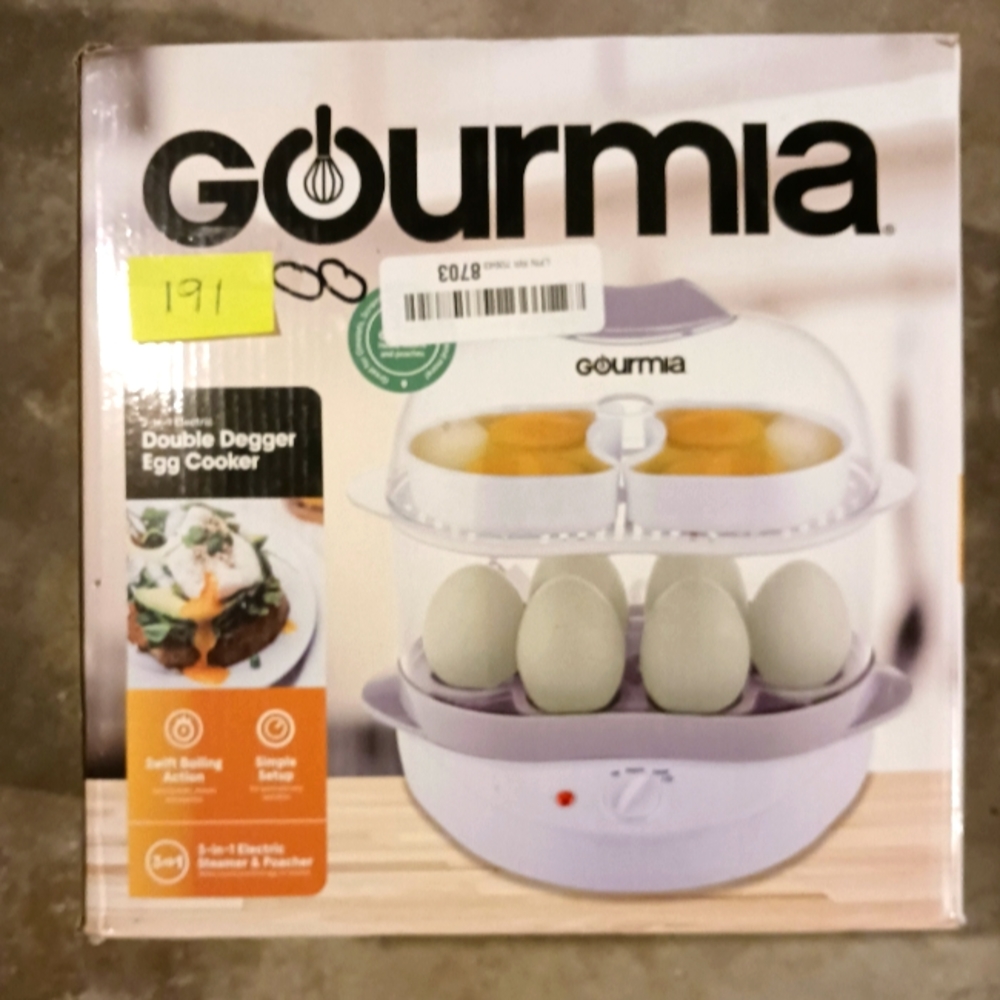 Gourmia double  decker egg cooker